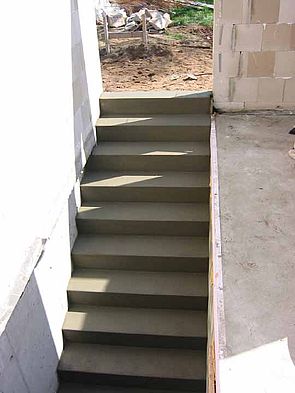 Stuwe Betontreppe: Treppen Rohbau